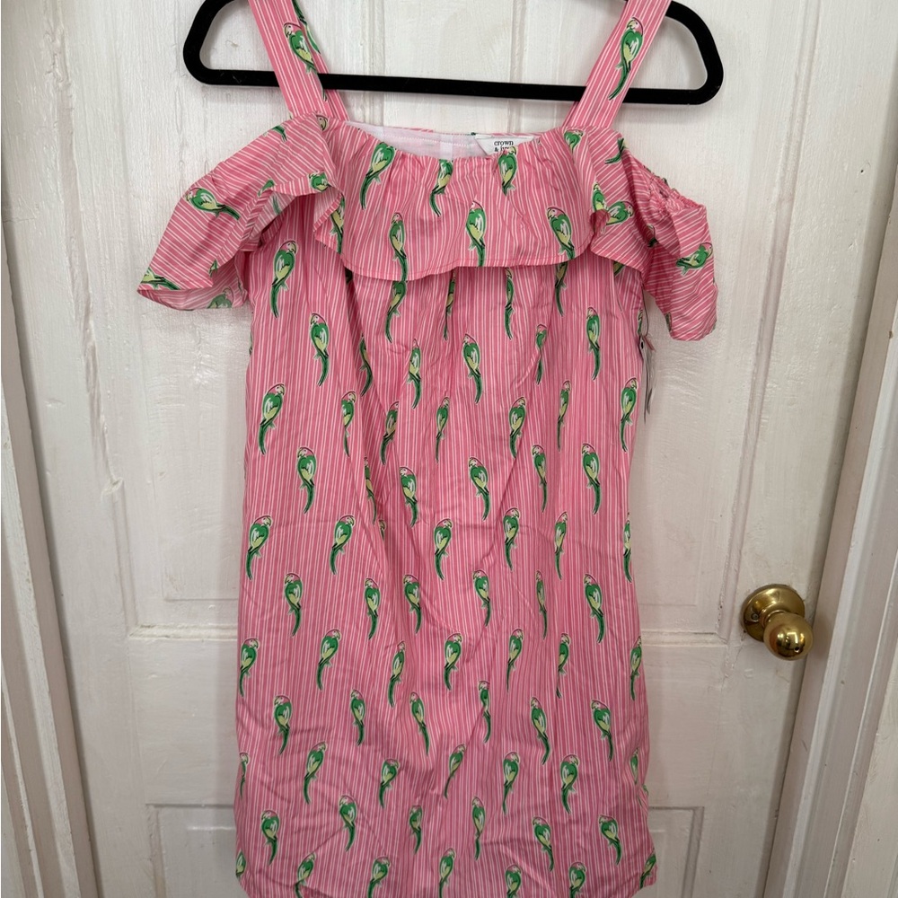 Pink Parrot Dress